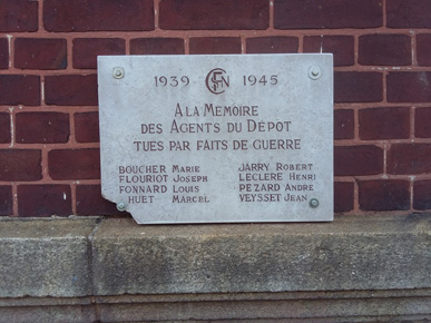 Plaque de la gare Photo