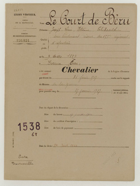Joseph Louis Étienne Thibauld Le Court de Béru Photo